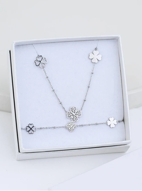 Zestaw Biżuterii Silver Serenity