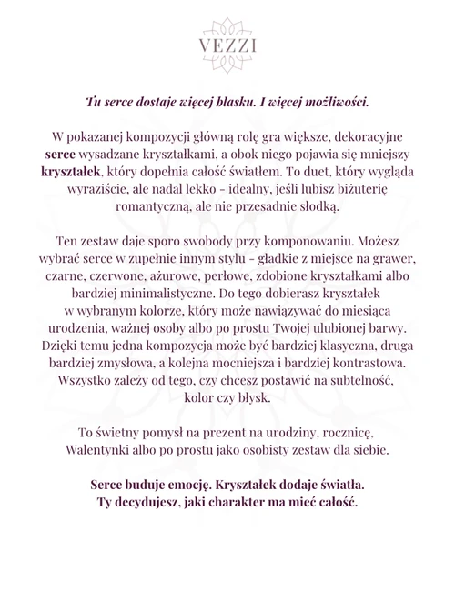Zestaw biżuterii Bound by Love z możliwością personalizacji ZG00037Z00