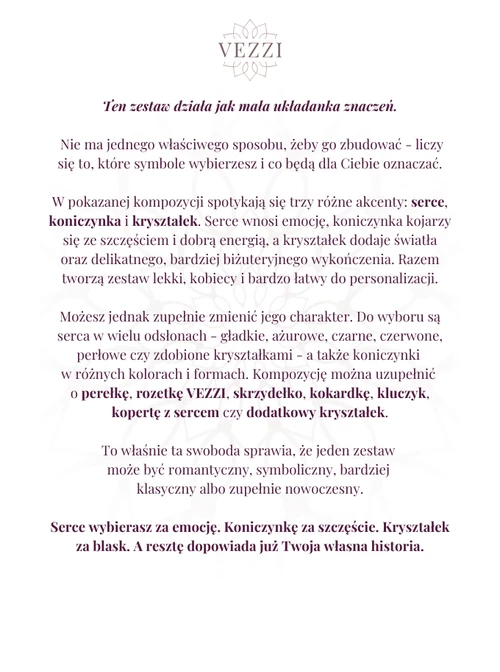 Zestaw biżuterii Celeste Veil z możliwością grawerowania ZG00046Z00