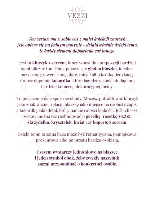 Zestaw biżuterii Crystal Glimmer z możliwością personalizacji ZG00060Z00