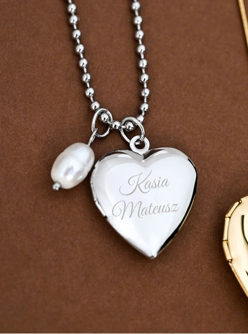 Zestaw biżuterii Divine Hearts z możliwością grawerowania ZG00073S00