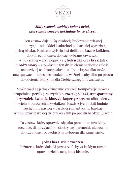 Zestaw biżuterii Dream Reflection z możliwością personalizacji ZG00018Z00