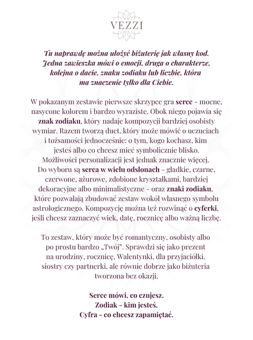 Zestaw biżuterii Eternal Radiance z możliwością personalizacji ZG00020Z00