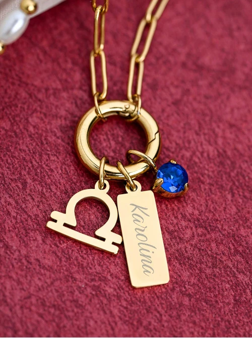 Zestaw biżuterii Gilded Glow z możliwością personalizacji ZG00061Z00