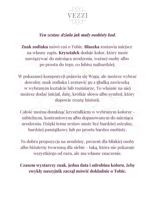 Zestaw biżuterii Gilded Glow z możliwością personalizacji ZG00061Z00