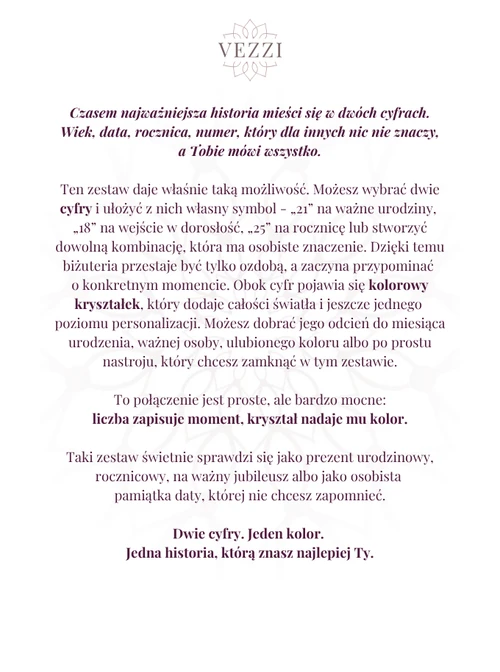 Zestaw biżuterii Little Charm z możliwością personalizacji ZG00025Z00
