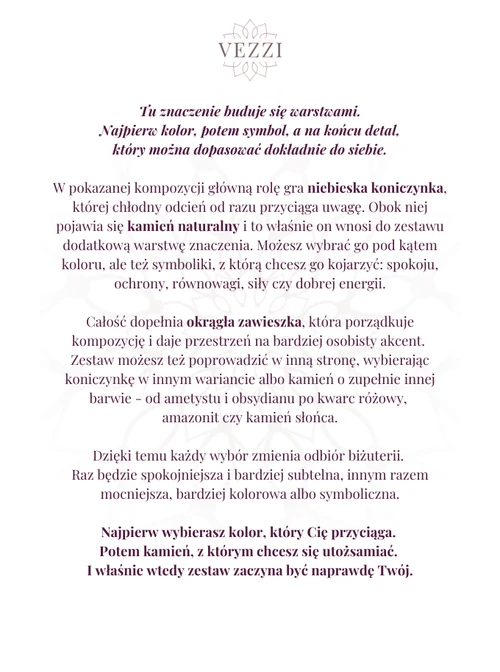 Zestaw biżuterii Shadow Muse z możliwością grawerowania ZG00052Z00