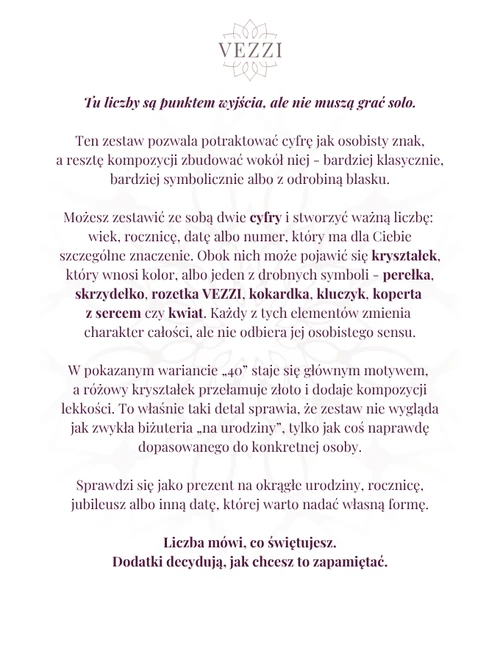 Zestaw biżuterii Sweet Soul z możliwością personalizacji ZG00026Z00