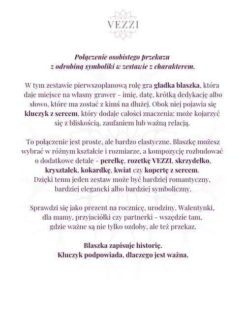 Zestaw biżuterii Tender Hearts z możliwością personalizacji ZG00038Z00