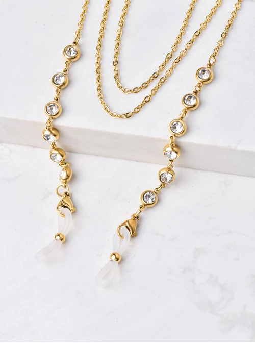 Łańcuszek do okularów, kolor złoty S3V72943-3Z