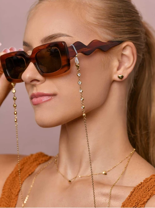 Łańcuszek do okularów, kolor złoty S3V72943-3Z