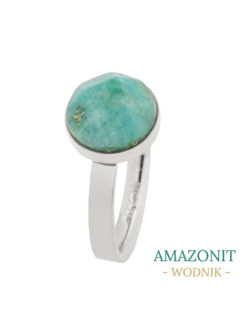 Pierścionek Amazonit, Wodnik S4V70698