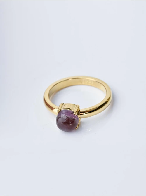 Pierścionek Ametyst, złoty S400024Z08
