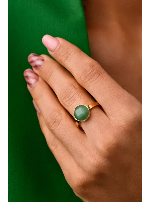 Pierścionek Rak, Awenturyn S4V70704