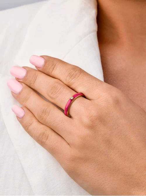 Pierścionek Stal S400063Z06