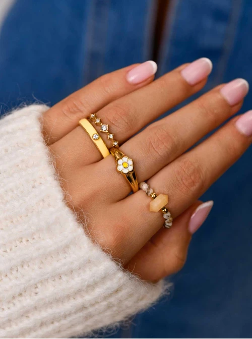 Pierścionek żółty, złoty S400068Z10