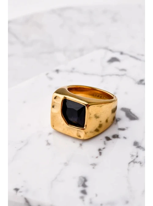 Sygnet fioletowy, złoty S4V70602