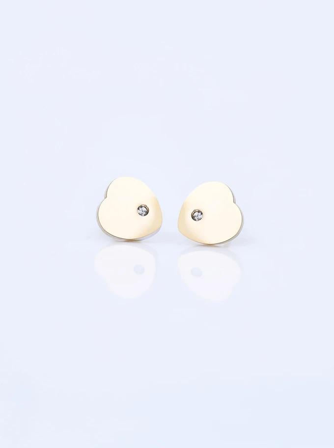 Kolczyki złote serduszka S200074Z00