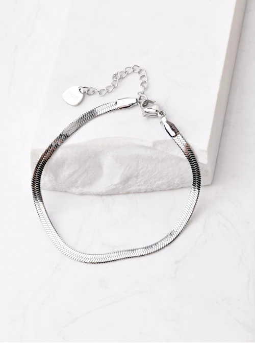 Bransoletka srebrna żmijka S100465S00