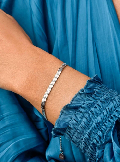 Bransoletka srebrna żmijka S100465S00