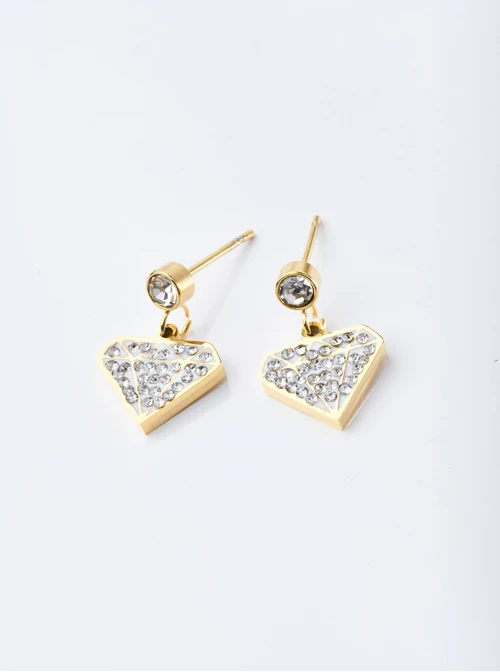 Kolczyki diamenciki, kolor złoty S200234Z02