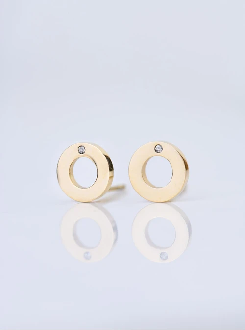 Kolczyki kółeczka, kolor złoty S200072Z00