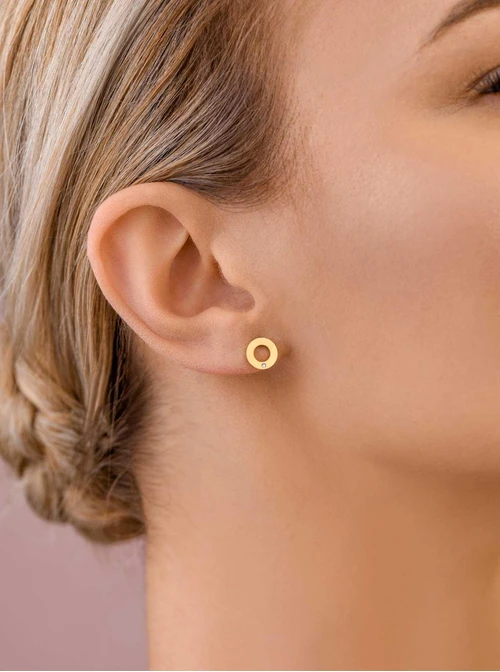 Kolczyki kółeczka, kolor złoty S200072Z00