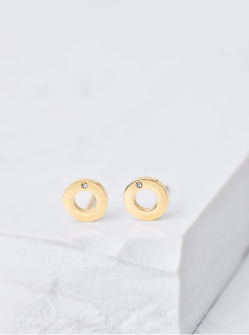 Kolczyki kółeczka, kolor złoty S200072Z00