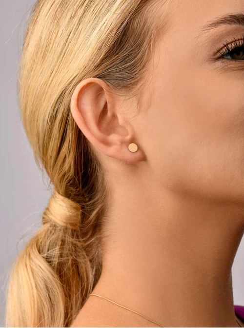 Kolczyki małe kółeczka, kolor złoty S200118Z00