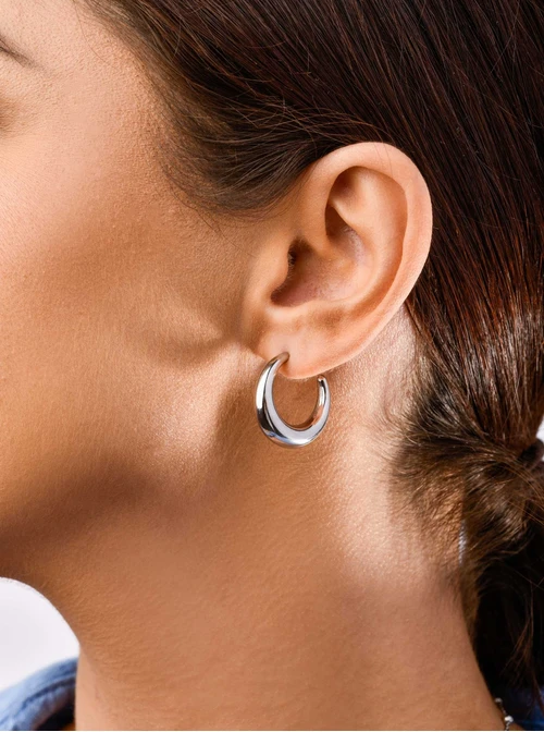 Kolczyki srebrne księżyce S200167S00