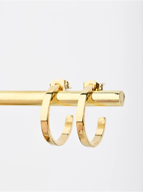 Kolczyki średnie kółka, złoty S200173Z00