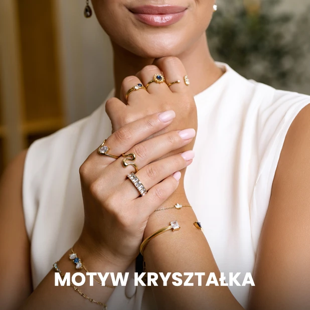 motyw kryształka.