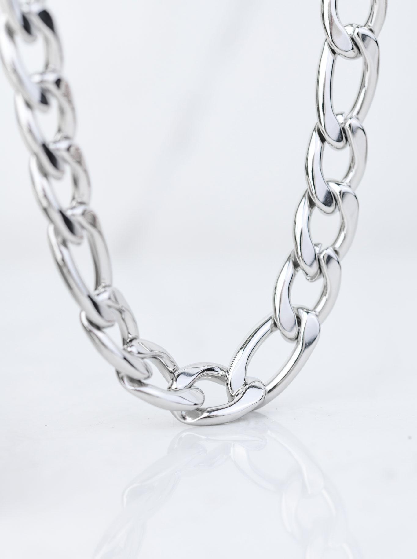 Naszyjnik męski, łańcuch, srebrny S307957S00