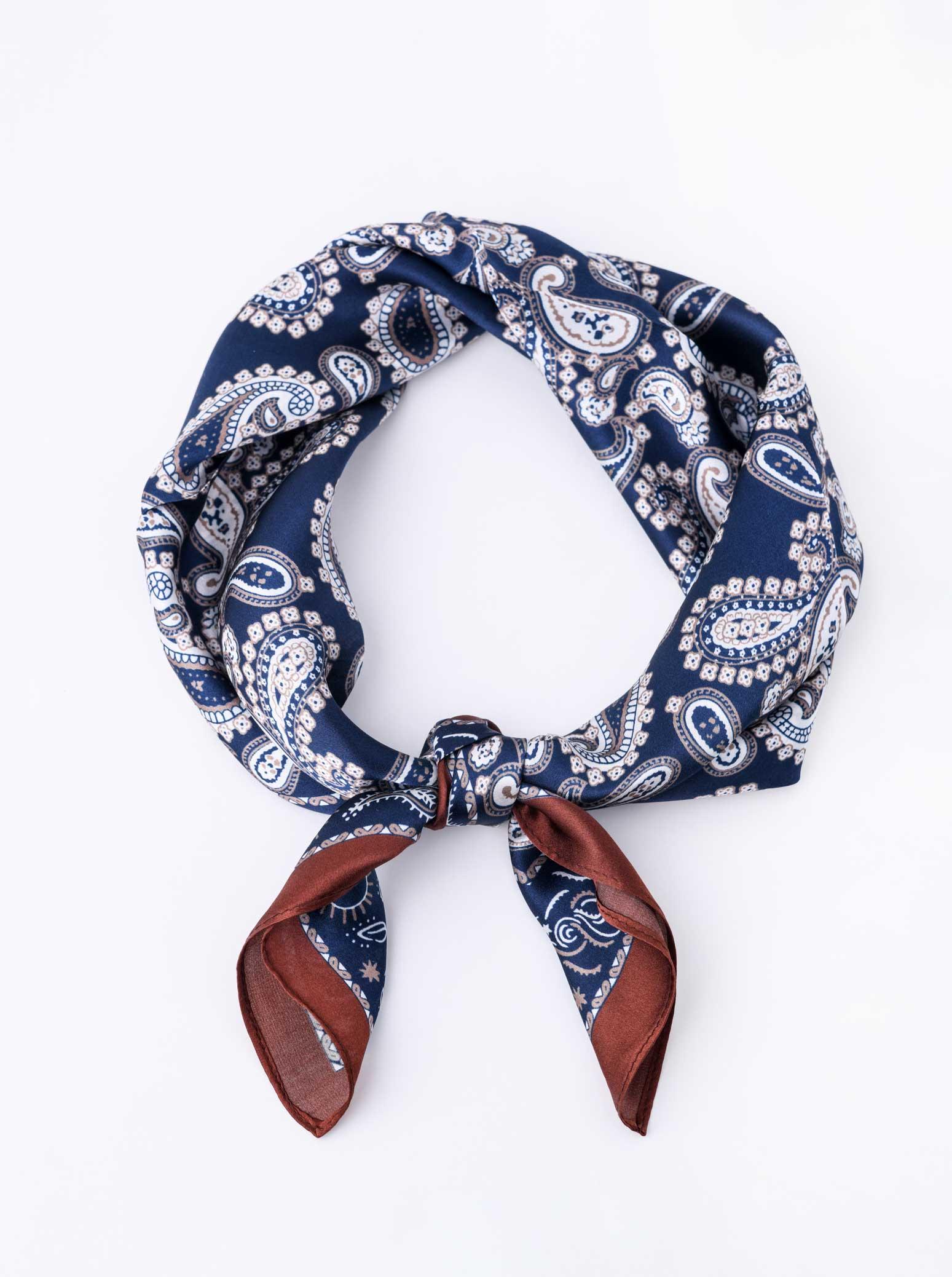 Apaszka Jedwabna, paisley, 65 cm x 65 cm, AP11936-07