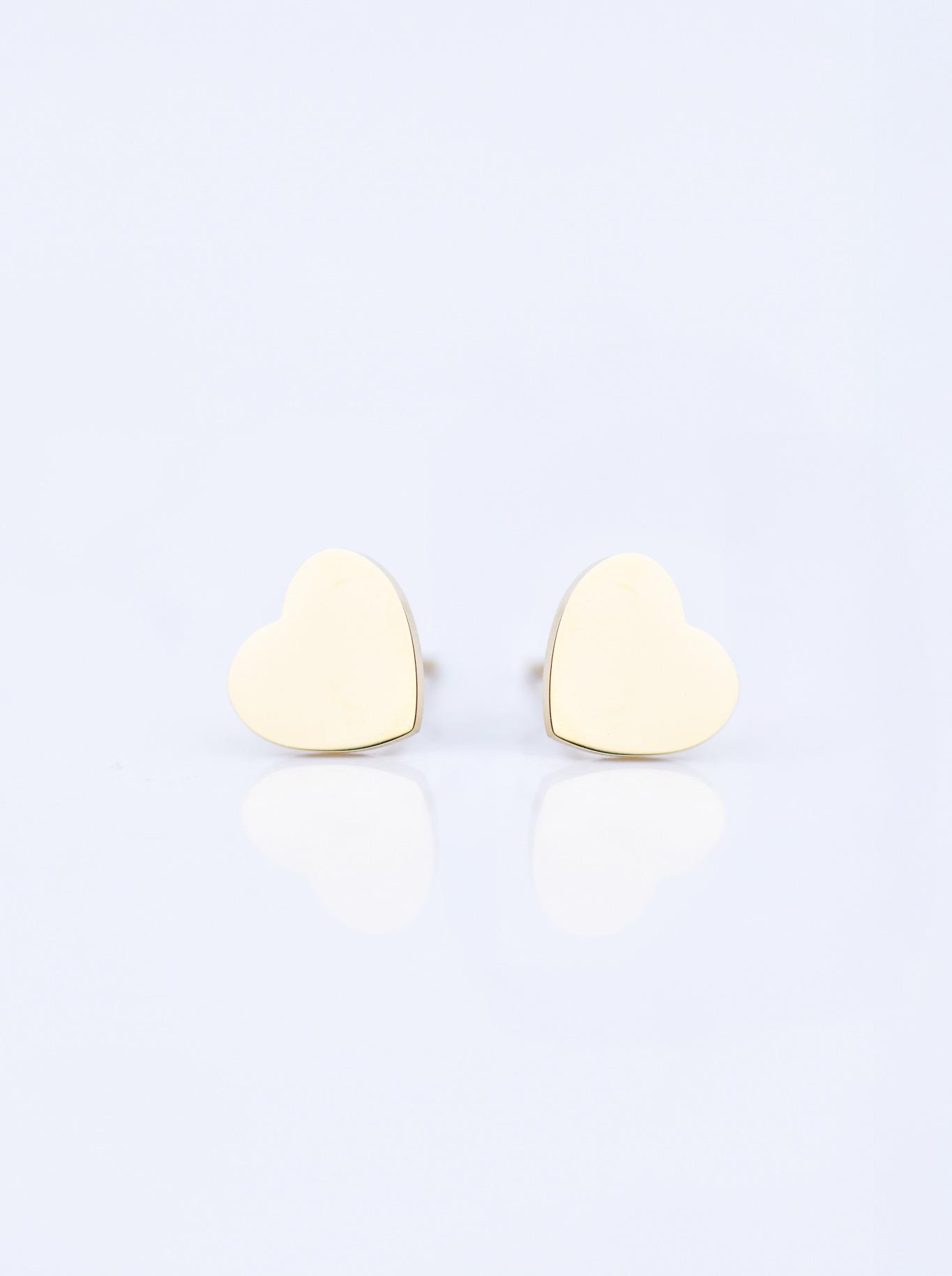 Kolczyki serduszka, kolor złoty S200016Z00