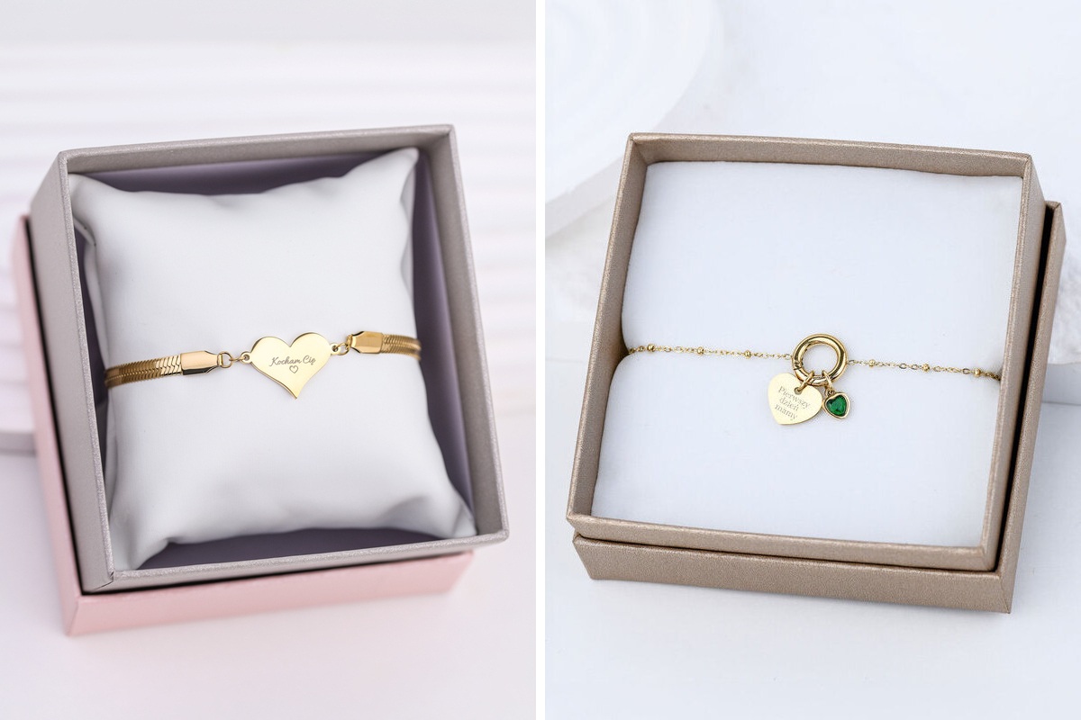 Bransoletki grawerowane na Dzień Mamy