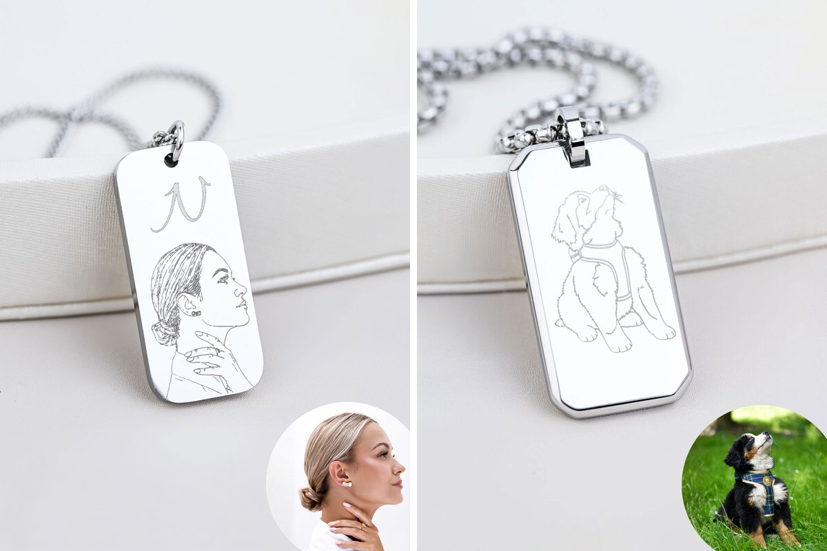 Personalizowane nieśmiertelniki na prezent dla Niego