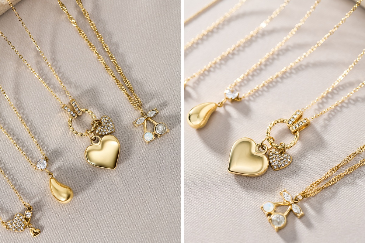 Wiosenna biżuteria z kryształkami